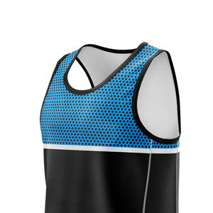 Top Trending Custom Men's Singlets Material transpirable con diseño informal sin mangas Nueva llegada Sublimation Print Singlets - Product Image 6