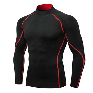Rashguard pour homme de haute qualité 2022, personnalisé, en gros, manches longues, polyester/nylon, imprimé par transfert thermique - Product Image 4