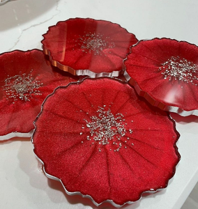 Thé Café Porte-Gobelet Boisson Résine Matériel Dessous De Verre Indien Fabriqué À La Main Boissons Résine Porte-Gobelet À Thé à Bas Prix - Product Image 2