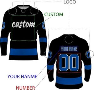 Le plus populaire concevez votre propre logo uniforme de hockey sur glace grande taille pour adulte - Product Image 5