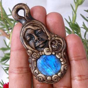 พอลิเมอร์ดินจี้และสร้อยคอ - Product Image 1