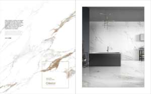 CARREAUX EN PORCELAINE ÉGLAÇÉE DE CONCEPTION ITALIENNE JAVENDAR CARRARA GOLD - Product Image 2