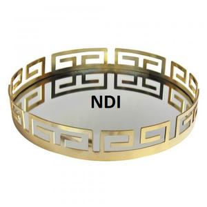 Artículos decorativos para fiestas hechos a mano, suministros de alimentos, equipo de servicio de catering, bandeja de Metal personalizada - Product Image 3