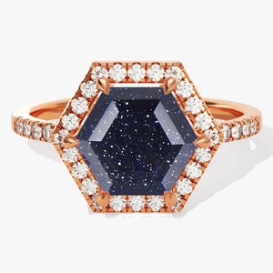 Joyería de anillo clásico para mujer, joyería de estilo bohemio de Plata de Ley 925, piedra solar, piedra preciosa, anillo hecho a mano, regalo para esposa - Product Image 3