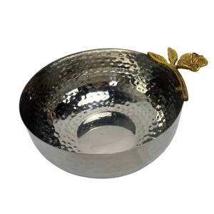 Cuenco de acero inoxidable para restaurante, cuenco decorativo para cena, soporte de latón, superventas personalizadas - Product Image 6