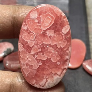 High Quality 100% <b>Natural</b> Rhodochrosite Loose Gemstone Cabochon Pink <b>Crystal</b> for Jewelry Making Pink Rhodochrosite Mix Shapes, - Product Image 3