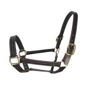 2025 AL RAHMAN TACKS AL-LH-206 cuir uni licou cuir véritable peau de vache cheval course but doux rembourrage en gros bas - Product Image 2