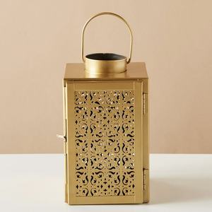 Candelabro de Metal Dorado Estilo Marroquí, Mini Farol, Centro de Mesa para Decoración del Hogar, Bodas y Navidad, Último Modelo 2026 - Product Image 3