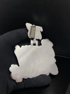 สร้อยคอจี้เพชรประดับสไตล์ฮิปฮอปสแตนเลสแบบสั่งทำพิเศษ - Product Image 5