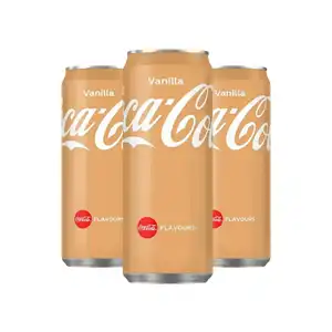 Originele Coca Cola Coke Vanille 355Ml-Originele Coca Cola Frisdrank Met Vanillesmaak
