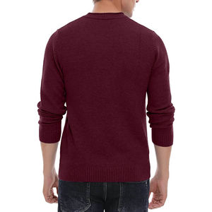 เสื้อสเวตเตอร์คอกลมแขนยาวสำหรับผู้ชายเสื้อใส่สบายสำหรับผู้ชายใส่เดินบนถนนโลโก้ตามสั่ง - Product Image 3