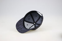 Gorras de Béisbol Ajustables de 6 Paneles, Diseño OEM Unisex, Color Personalizado, Logotipo Bordado, Patrón de Puntos, Transpirables e Impermeables