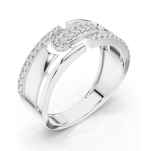 Bague de créateur en diamant de laboratoire 0,324 CT pour femme, VVSVS EF, taille brillant rond, or 18 carats, 14 carats, 10 carats et argent 925, rose, jaune - Product Image 5