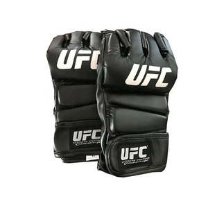 Gants de boxe unisexes pour adultes UFC, demi-doigts, design personnalisé, haute qualité, imperméables, évacuation de l'humidité, protection UV, poignées - Product Image 1