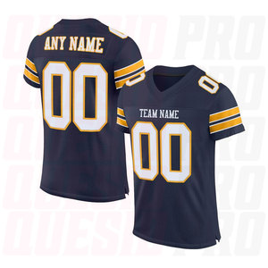 Camiseta de Fútbol Americano Personalizada, Bordada en Poliéster, Estilo Rugby, Ropa Deportiva, Uniformes Profesionales para Equipos - Product Image 1