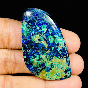 Classique 100% naturel Azurite Cabochon Azurite cristal pierre Style traditionnel naturel bleu Azurite minéral spécimen - Product Image 2