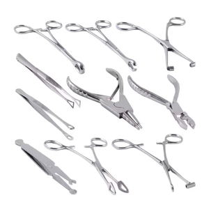 Kit Pinze Per Piercing In Acciaio Inossidabile | Per Orecchio, Naso, Ombelico E Labbra | Cambio Gioielli Facile - Foto 7