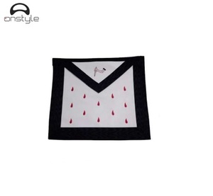 MASONIC REGALIA ROSE CROIX REGALIA APRON FULLY HANDMADE EMBROIDERY AND PINK RIBBON - MASONIC DEGREE APRON BY ONSTYLE SPORTS - Product Image 6