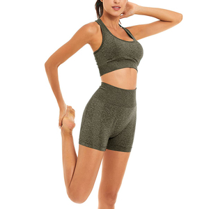 Custom logo Private Label Workout 2 Piece Gym Sports Bra Shorts Leggings <b>Set</b> Fitness <b>Yoga</b> <b>Sets</b> for Women - Product Image 6