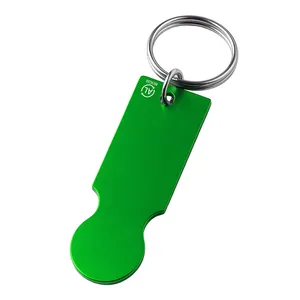 Portachiavi e Moschettoni Promozionali in Alluminio Riciclato Eco-Friendly con Porta Token - Product Image 4