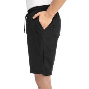 2025 ropa de calle en blanco para hombre corto 100% algodón orgánico pantalones cortos casuales de moda para hombre pantalones cortos de gimnasio de secado rápido para hombre - Product Image 5