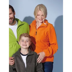 Felpa in Pile Personalizzata con Mezza Zip per Hoodie Promozionali e Merchandising - Product Image 1
