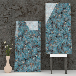 Venta caliente de mármol para decoración de interiores, baldosas esmaltadas de porcelana, fabricación en India para urinario de WC. - Product Image 1