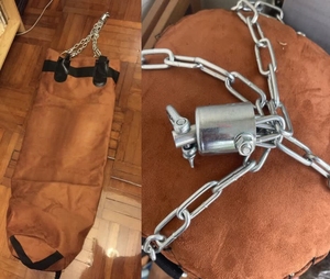 กระสอบทรายชกมวยหนังแท้ระบายอากาศสำหรับมืออาชีพ ขายส่ง รับทำโลโก้ อุปกรณ์ชกมวย กระสอบทรายชกมวยแบบหนักสั่งทำพิเศษ - Product Image 4