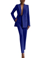 Ensemble Blazer et Pantalon Large Sur Mesure pour Femme, Tissu Doux Premium, Tenue de Bureau et Décontractée Élégante, OEM ODM Disponible 2026