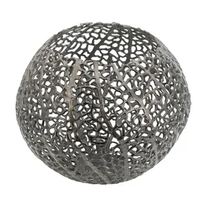 Florero de Hierro Moderno de Estilo Costero, Elegante Decoración Ecológica Hecha a Mano para Mesa, por Zahid Exports - Product Image 3