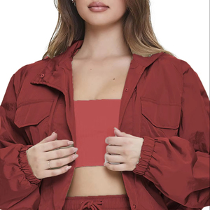 Ensemble survêtement coupe-vent pour femme 2 pièces Veste coupe-vent personnalisée et pantalon de jogging par OVERSEAS SPORTS - Product Image 6