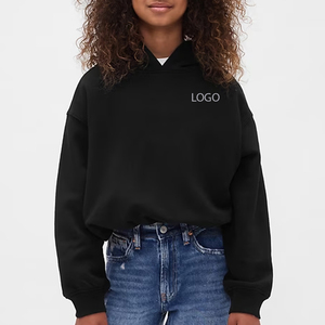 Sudadera con Capucha de Manga Larga para Niñas, para Compradores al por Mayor, Precio Económico, con Diseño de Logotipo Personalizable, Material Duradero, Precio de Mayoreo - Product Image 1