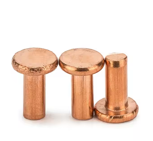 Remaches sólidos de alta calidad <span class=keywords><strong>para</strong></span> <span class=keywords><strong>frenos</strong></span> de cabeza plana <span class=keywords><strong>y</strong></span> forros de embrague - Product Image 3