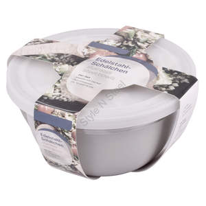 Juego de 3 cuencos de acero inoxidable - Product Image 1