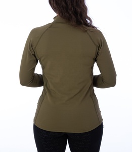 Camisa ecuestre transpirable para mujer, camisa de manga larga con capa Base para montar a caballo, OEM Factory - Product Image 2