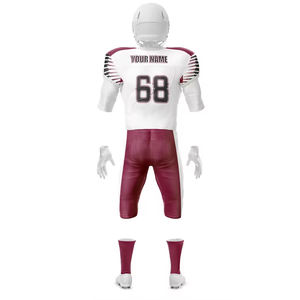 Uniforme de Fútbol Americano Hecho en Pakistán 2025, Manga Corta, Transpirable, de Alta Calidad, Personalizado con Nombre de Equipo, Ropa Deportiva - Product Image 3