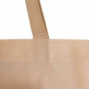 Durable Eco-Friendly Non-Woven Tote <b>Long</b> Handle Medium Size Custom Letter Print Fabric Carry <b>Bag</b> for Daily Use Advertising Gift - Product Image 5