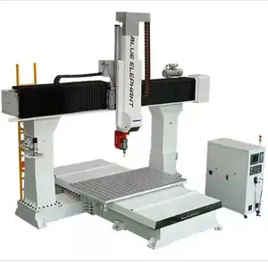 Factory direct supply 5 Axis CNC Router automatic eps foam carving engraving router with rotary device for sale in New Zealand