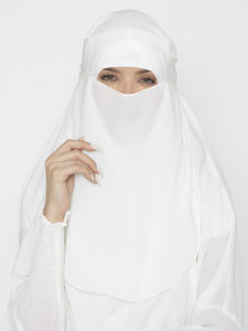 Naqab pour femmes personnalisé à manches longues Burkha Style ethnique solide Hijab Turquie robes musulmanes de mode islamique Abaya de Dubaï - Product Image 2