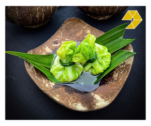 Plato de Cáscara de Coco Premium, Plato Natural de Cáscara de Coco para Restaurante, Hecho a Mano en Vietnam - Product Image 1