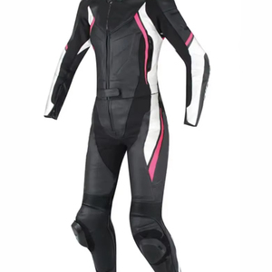 Alta calidad logotipo personalizado impresión diseño invierno talla grande transpirable a prueba de viento moto trajes de cuero para adultos dos piezas hombres - Product Image 2