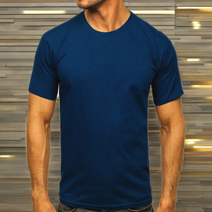 Camiseta de Manga Corta para Hombre A283, Estilo Juvenil Universitario 2025, Alta Calidad, 100% Algodón, 220g, Tejido Ecológico, Lisa para Imprimir - Product Image 2