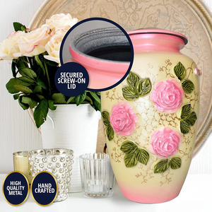 Urnas Funerarias Decorativas Estilo Americano, Diseño Moderno, Recuerdo Metálico para Cenizas Humanas Adultas, Precio Competitivo - Product Image 5