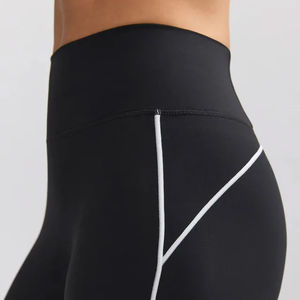 2025 Custom High-Waisted Mid-Waist Full-Length Flare Yoga Pants Stacked Leg Workout Gym Flared <b>Women</b> <b>Leggings</b> - Product Image 4