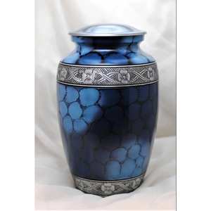 Urna de cremación de aluminio hecha a mano, tarro conmemorativo funerario personalizado para mascotas, bebés, cenizas humanas, Exportación de India - Product Image 1