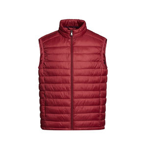 Gilet bouffant sans manches avec fermeture éclair design veste en nylon pour hommes gilet isolé veste pour hommes gilet grande taille pour hommes respirant avec le meilleur OEM - Product Image 1
