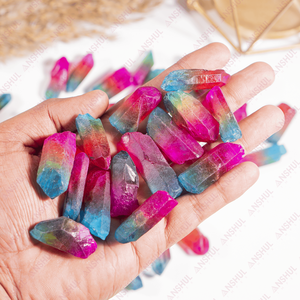 Vente en gros de mini-quartz arc-en-ciel de qualité supérieure, poli à la main, cristal naturel de guérison, décoration Feng Shui pour la maison, au meilleur prix - Product Image 2