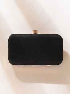 Bolso de Mano Metálico de Lujo para Mujer, Diseñado para Noches Elegantes, Bolso de Noche con Cadena, Moderno - Product Image 6