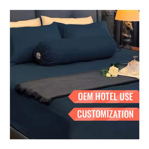 Durable Anti-Allergic Cotton Microfibre Fitted <b>Single</b> <b>Bedsheet</b> Plain Style Bedding Set for Everyday Use Hotels Homes Hospitals - Product Image 1
