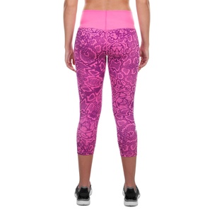 Collants Leggings avec logo personnalisé pour femmes Dernières Fitness 85% Polyester 15% Spandex 4 Way Stretch Mid Workout Pants 4th Yoga Leggings - Product Image 5